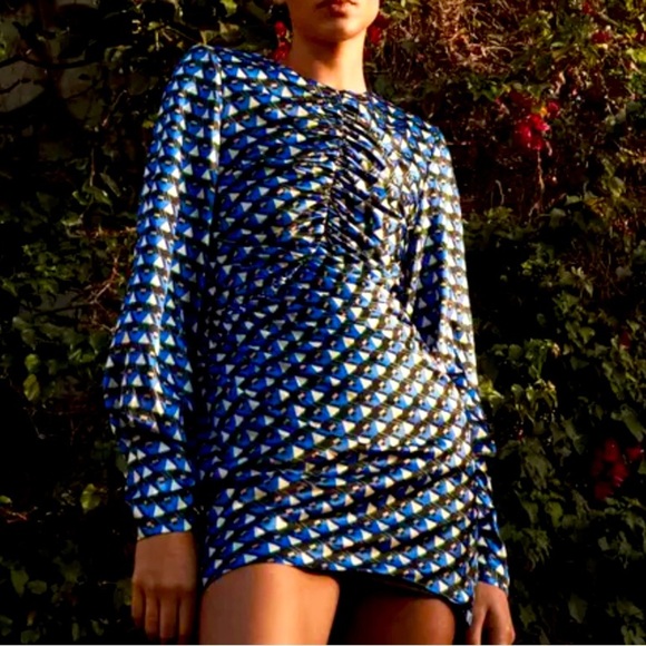 Zara Geometrical Shapes Dress - Picture 1 of 9